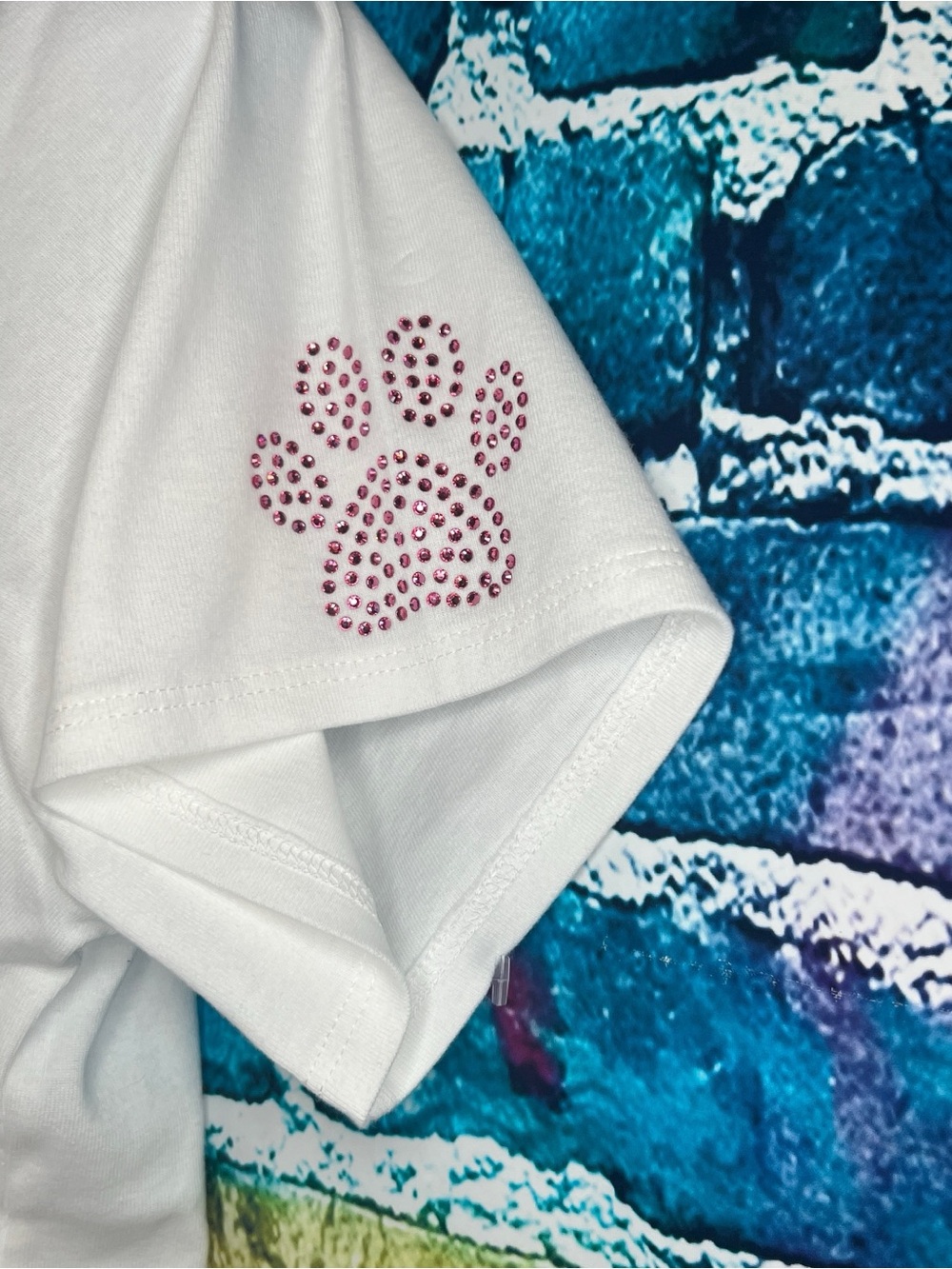 Kitty and Paws Rhinestone Top [6 R] - Picture 4 of 8